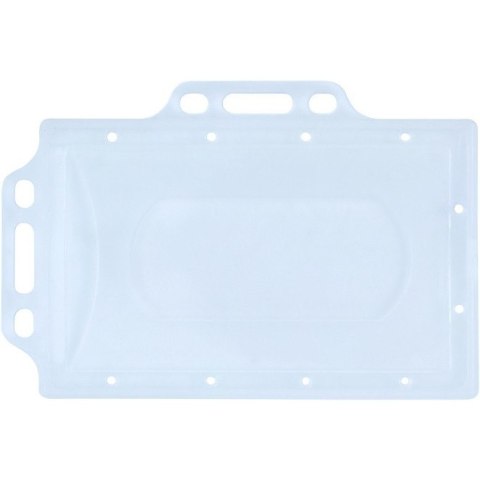 Identyfikator Donau 56x90mm PCV 2 uchwyty transparentny