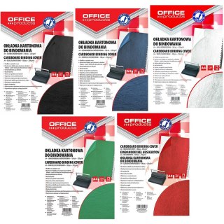 Okładki do bindowania OFFICE PRODUCTS, karton, A4,