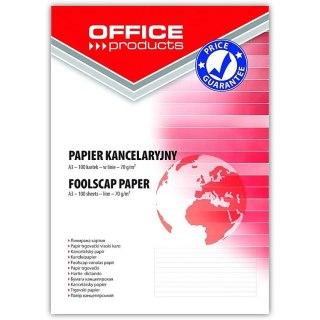 Papier kancelaryjny OFFICE PRODUCTS, w linie, A3,