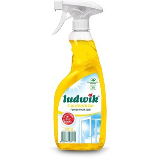 Płyn do szyb Ludwik 600ml Cytryna z alkoholem