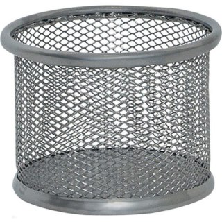 Przybornik na biurko Q-Connect metalowy srebrny