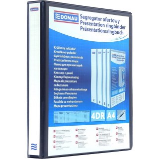 Segregator ofertowy Donau A4/30mm 4R czarny