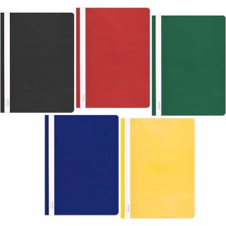 Skoroszyt DONAU, PVC, A4, twardy, 150/160mikr., żó