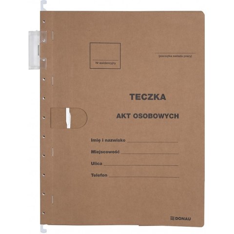 Teczka zawieszkowa DONAU na akta osobowe, wersja o