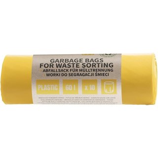 Worki na śmieci DONAU ECO, do segregacji plastiku,