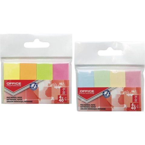 Zakładki indeksujšce OFFICE PRODUCTS, papier, 20x5