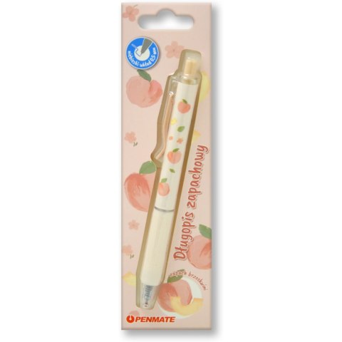 Długopis automatyczny zapachowy BRZOSKWINIA 0,5mm niebieski TT8948 PENMATE