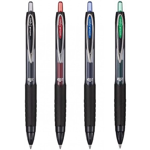 Długopis żelowy Uni UMN-207E Signo czerwony