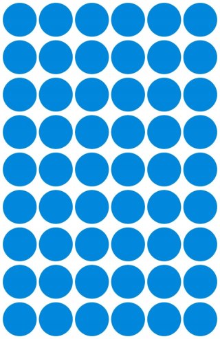 Etykiety kółka Q12mm niebieskie 3142 AVERY ZWECKFORM