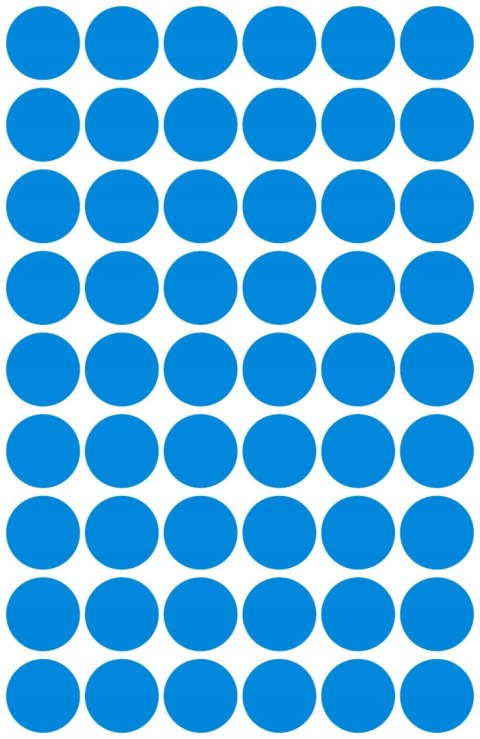 Etykiety kółka Q12mm niebieskie 3142 AVERY ZWECKFORM