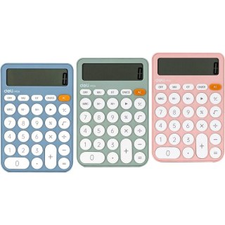 Kalkulator Deli M124 różowy
