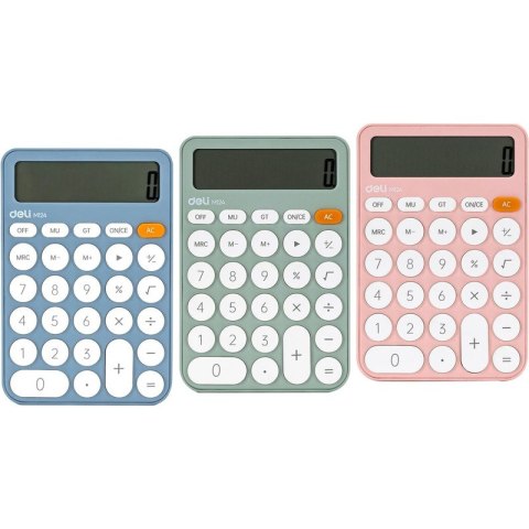 Kalkulator Deli M124 zielony