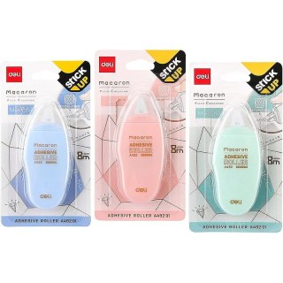 Klej w taśmie Deli Macaron mix kolorów