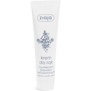 Krem do rąk ZIAJA 100ml Z Proteinami Jedwabiu i Prowitaminą B5