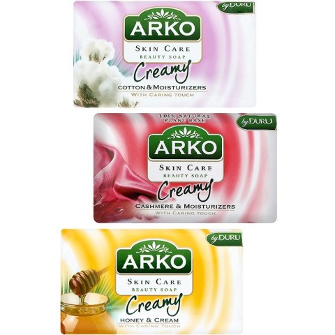 Mydło w kostce Arko 90g Miód i Krem