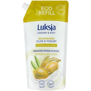 Mydło w płynie LUKSJA uzupełnienie 900ml OLIWKA I JOGURT