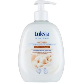 Mydło w płynie z dozownikiem LUKSJA 500ml. BAWEŁNA