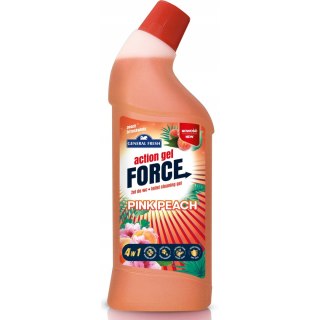 Płyn do WC 1000ml zagęszczony Brzoskwiniowy ACTION FORCE GENERAL FRESH