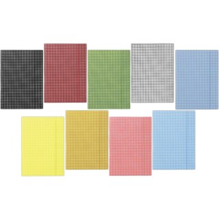 Teczka z gumkš DONAU, karton, A4, 400gsm, 3-skrz.,