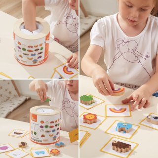 VIGA Drewniana Gra W Ciemno Losowanie Wzorów