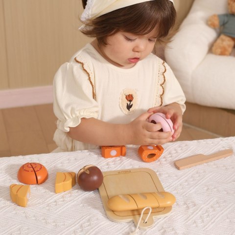 VIGA Drewniany Zestaw Śniadaniowy - Mały Piekarz