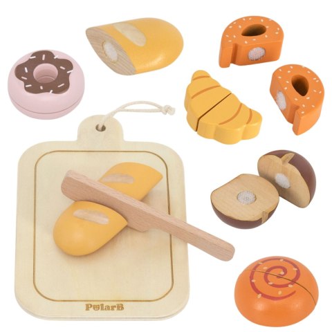 VIGA Drewniany Zestaw Śniadaniowy - Mały Piekarz