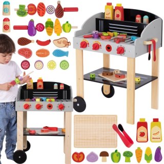 WOOPIE GREEN Grill Drewniany Szaszłyki Warzywa Akcesoria 24el.