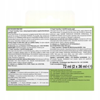 Żelowy krążek do WC DUCK zapas 2x36ml lime