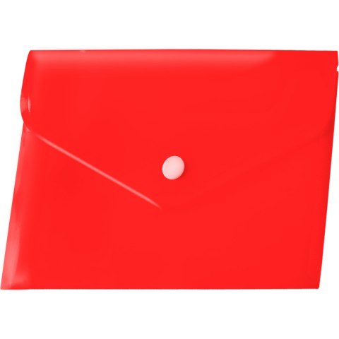 Koperta PP na zatrzask A5 czerwona (12 szt.) BT610-C TETIS