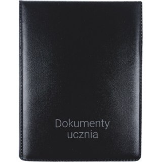 Okładka na dokumenty szkolne ucznia PVC czarna OD-11-01 BIURFOL
