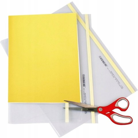 Okładki samoprzylepne na zeszyty szkolne A4 25 sztuk 32,5x48,5cm OZ-54 BIURFOL