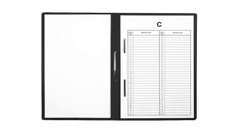 Skoroszyt na akta osobowe A4 wpinany do segregatora 10 sztuk czarny ST-23-05 BIURFOL