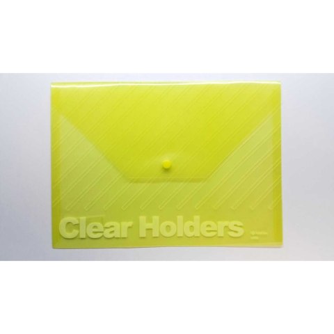 Teczka kopertowa A4 przezroczysta C330 żółta 0410-0016-06 Panta Plast