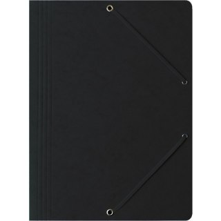 Teczka na dokumenty z gumką A4 preszpanowa czarna 400087824 BANTEX