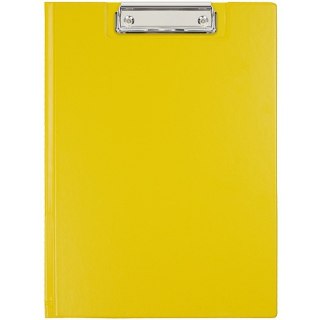 Teczka z klipem A4 żółta KH-04-08 BIURFOL