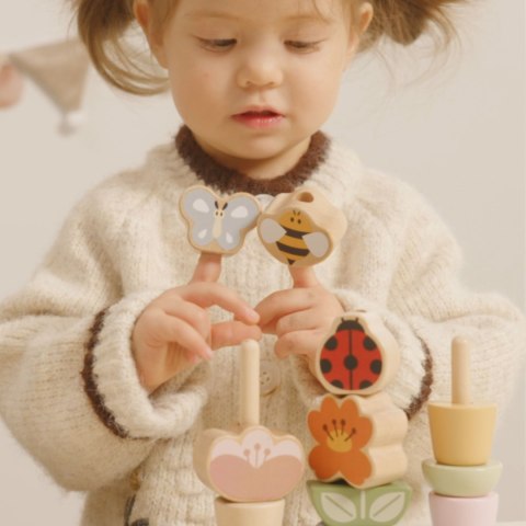 VIGA Drewniana Układanka Sorter Ogród 12m+