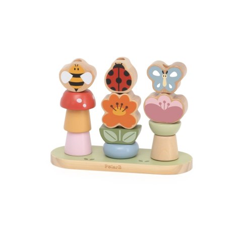 VIGA Drewniana Układanka Sorter Ogród 12m+