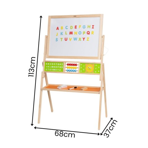 VIGA Duża Tablica Edukacyjna 2w1