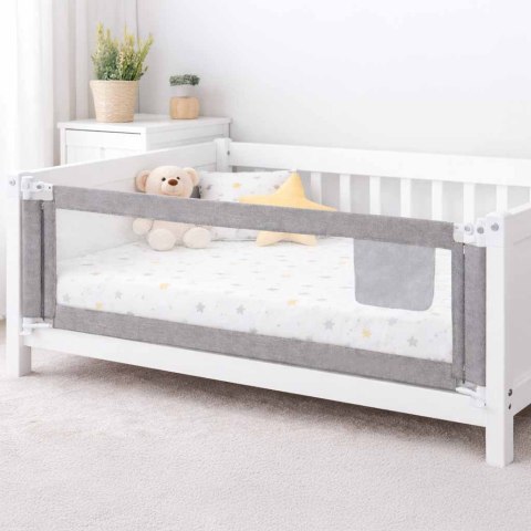 Barierka do łóżka ochronna zabezpieczenie blokada osłona 200cm szara