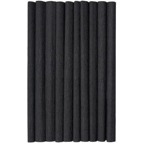 Bibuła marszczona (10 rolek) 50x200cm czarny 400153927 HERLITZ