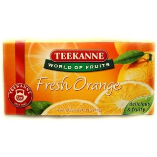 Herbata TEEKANNE owocowa (20 torebek x 2,25g) o smaku pomarańczowym FRESH ORANGE