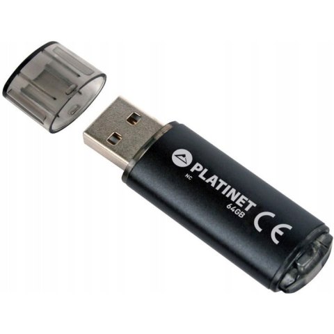 Pamięć USB-A 64GB PLATINET X-DEPO USB 2.0 czarny (42117)