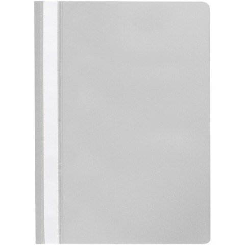 Skoroszyt miękki PP NATUNA szary (20szt) polipropylen