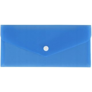 Teczka kopertowa na dokumenty DL satyna PP niebieska TKS-03-03 BIURFOL