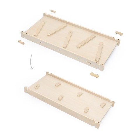 Viga Domowy Plac Zabaw 3w1: Trójkąt Pikler, Bujak i Zjeżdżalnia