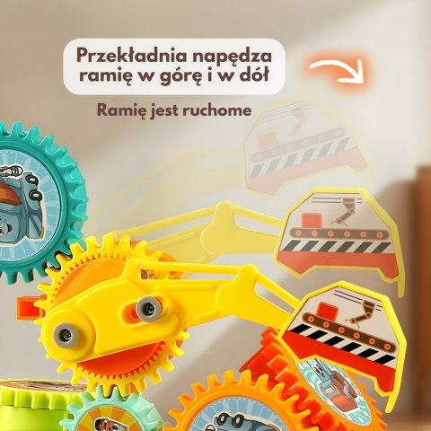 WOOPIE Interaktywne Klocki Konstrukcyjne Zębatki 18 el.