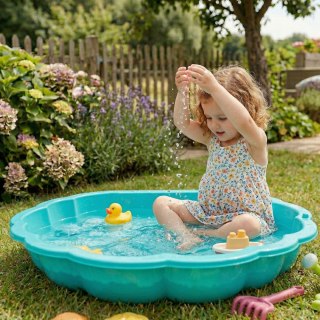 WOOPIE Piaskownica Basen Muszelka Zielona 3w1 Suchy Basen 1 szt.