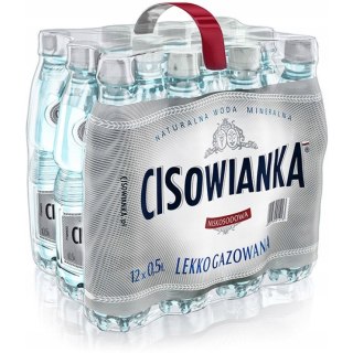 Woda mineralna CISOWIANKA 0.5L (12szt) lekko gazowana z kaucją