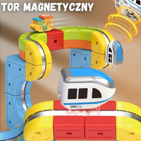 WOOPIE Klocki Magnetyczne Tor Lewitujący 18 el.