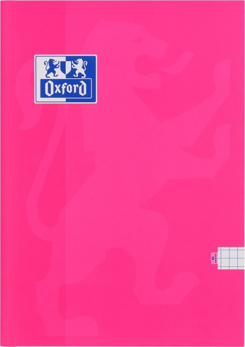 Zeszyt szkolny A5 Brulion 60 kartek w kratkę twarda okładka TOUCH 400175259 OXFORD